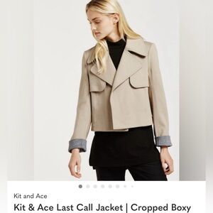 Kit and Ace cropped ‘Last Call’ trench coat